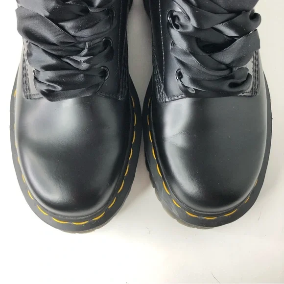 Dr Martens 1460 Bex Smooth Leather Platform Ankle Boots Women’s 7 Shoes - Picture 7 of 12